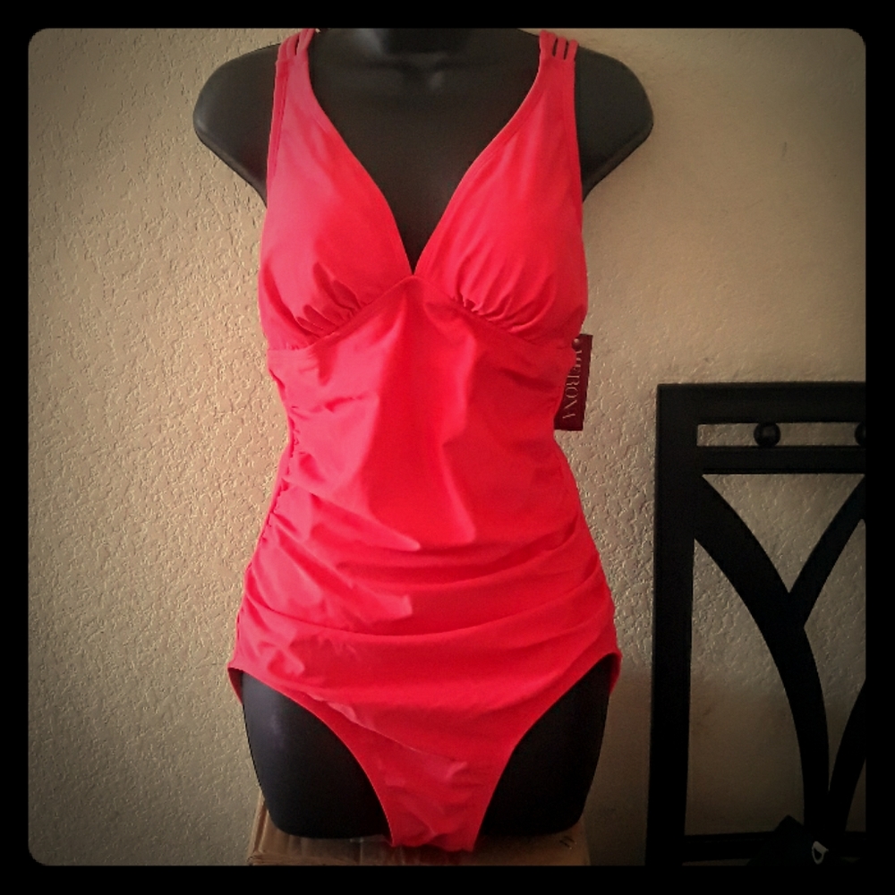 $34 One piece padded bra bikini swimsuit